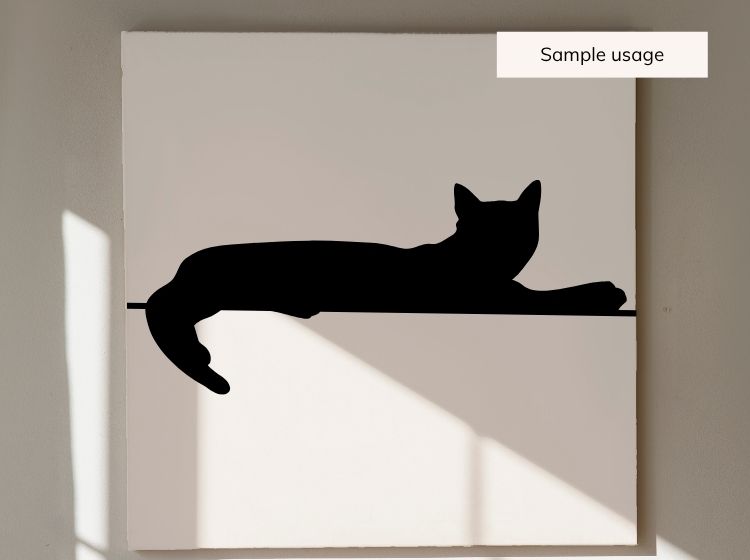 Black Cat Silhouette SVG Bundle – 20 Designs
